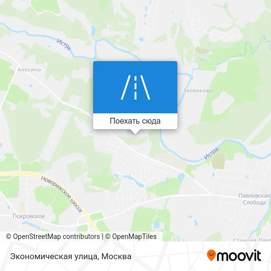 Карта Экономическая улица