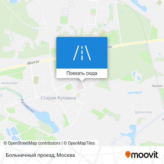 Карта Больничный проезд