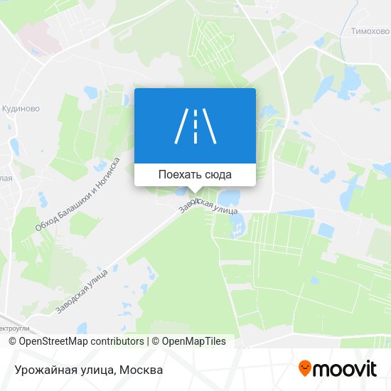 Карта Урожайная улица
