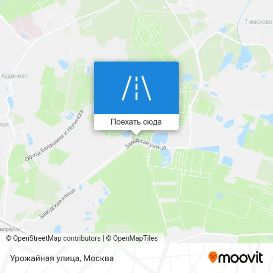Карта Урожайная улица