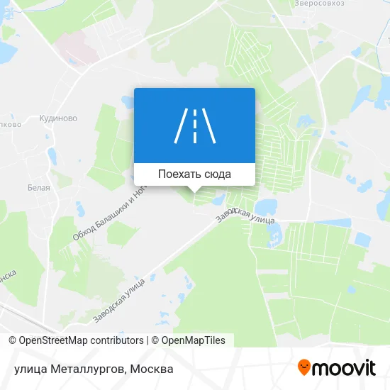 Карта улица Металлургов