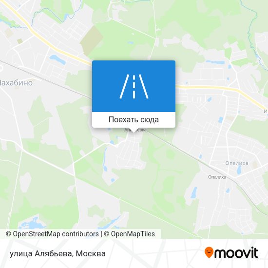Карта улица Алябьева