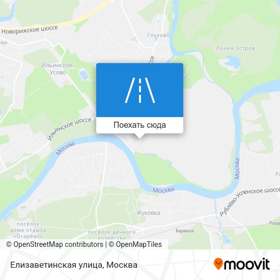 Карта Елизаветинская улица