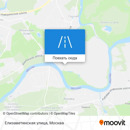Карта Елизаветинская улица