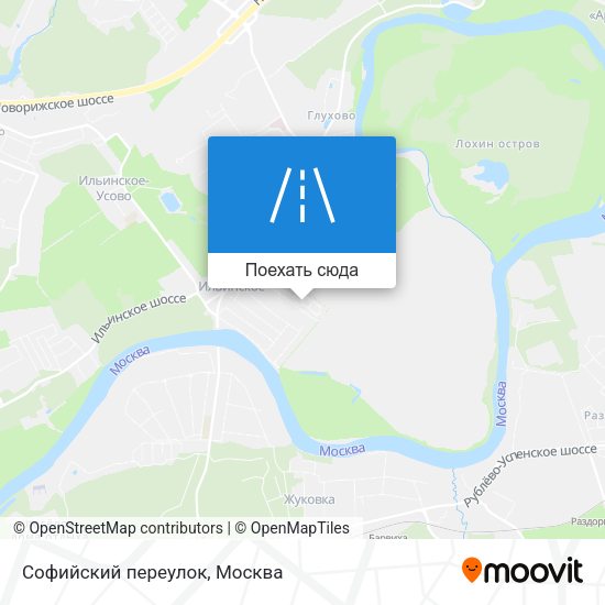 Карта Софийский переулок
