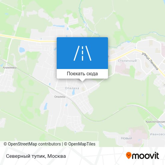 Карта Северный тупик