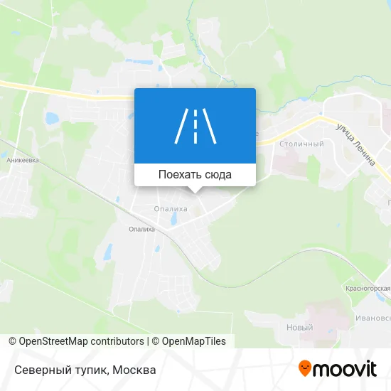 Карта Северный тупик