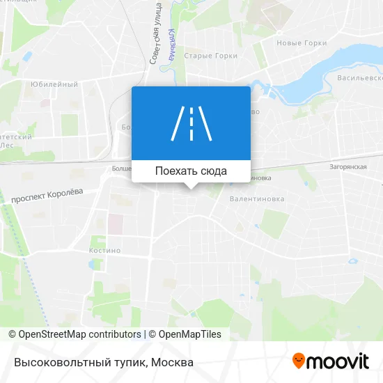 Карта Высоковольтный тупик