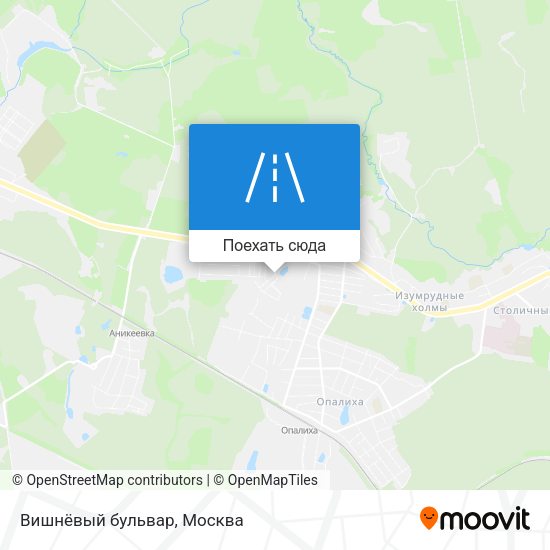 Карта Вишнёвый бульвар