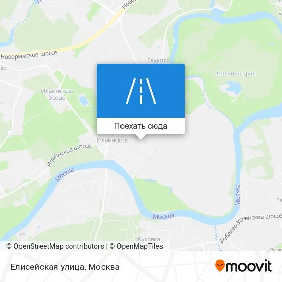 Карта Елисейская улица