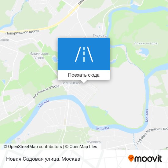 Карта Новая Садовая улица