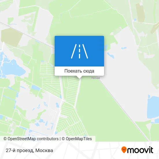Карта 27-й проезд