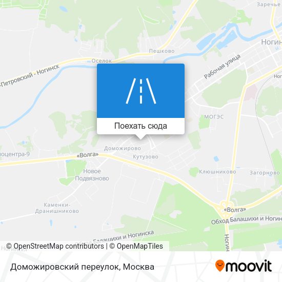 Карта Доможировский переулок
