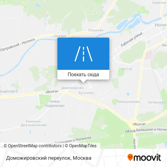 Карта Доможировский переулок