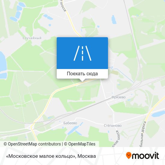 Карта «Московское малое кольцо»
