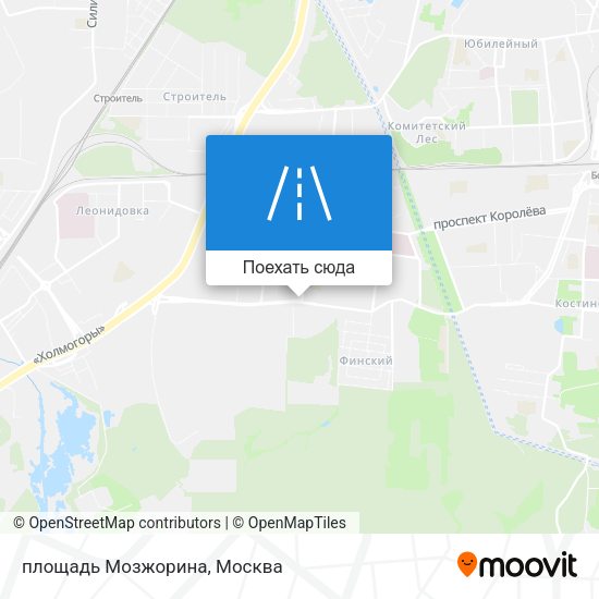 Карта площадь Мозжорина