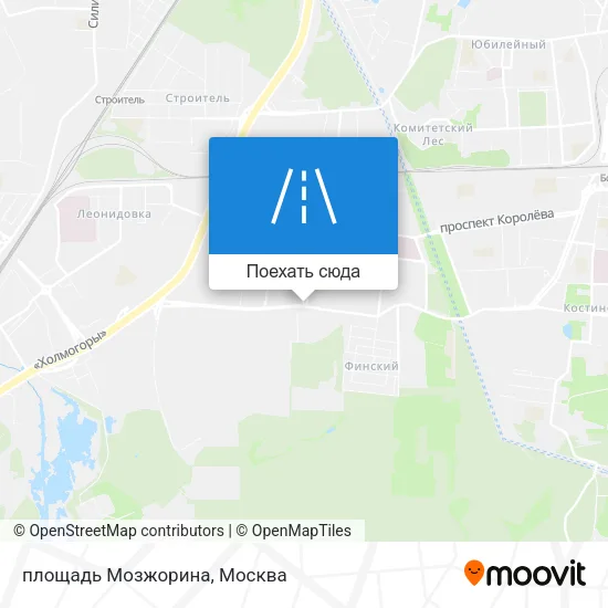 Карта площадь Мозжорина