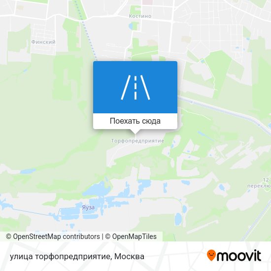 Карта улица торфопредприятие