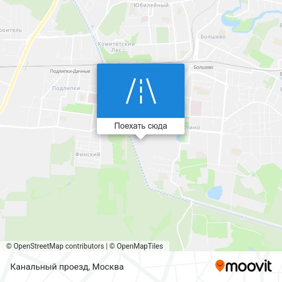 Карта Канальный проезд