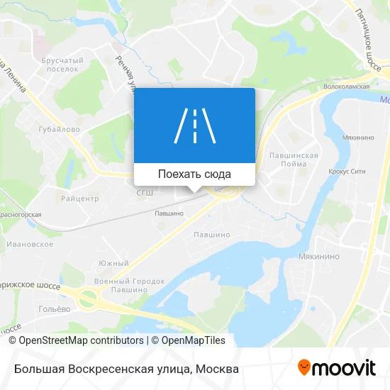 Карта Большая Воскресенская улица