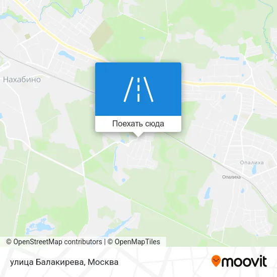 Карта улица Балакирева