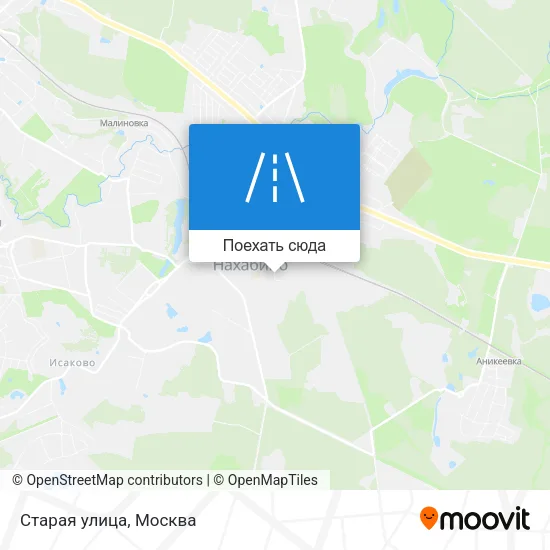 Карта Старая улица
