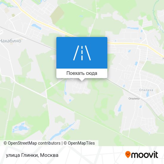 Карта улица Глинки