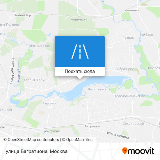 Карта улица Багратиона