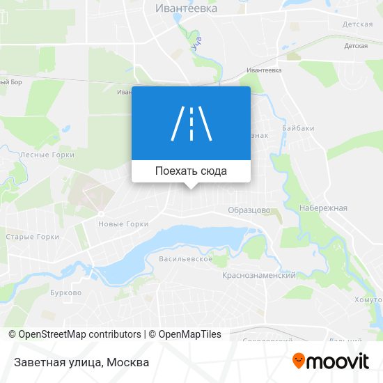 Карта Заветная улица