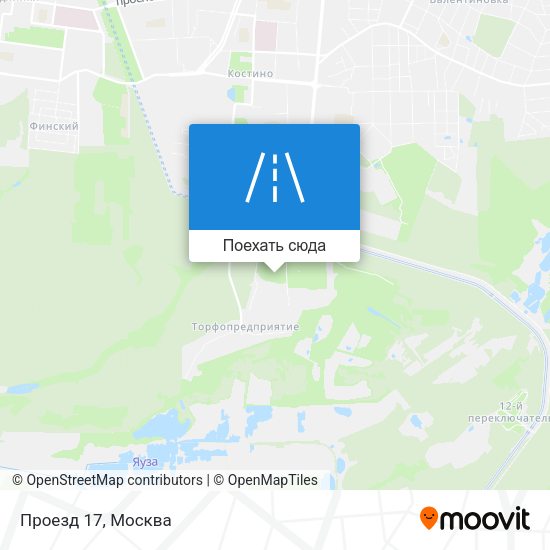 Карта Проезд 17