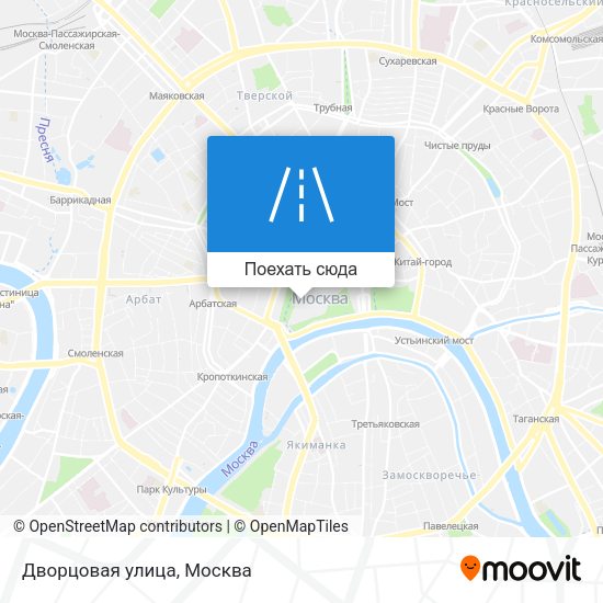 Карта Дворцовая улица