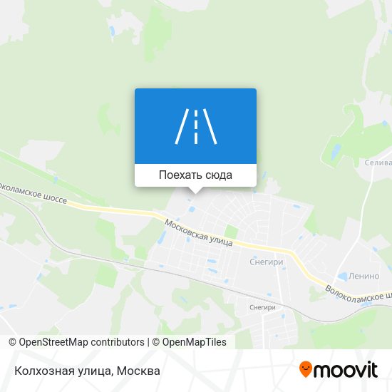 Карта Колхозная улица