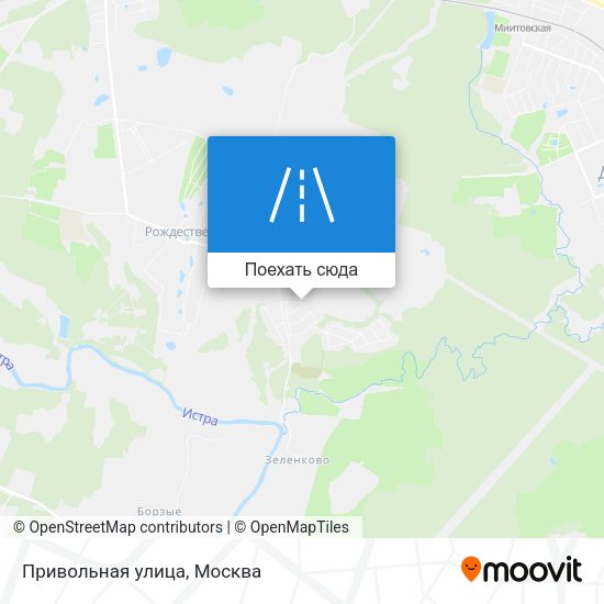 Карта Привольная улица