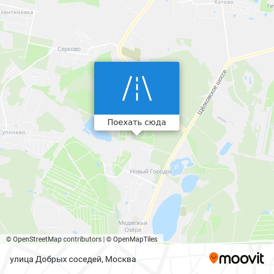 Карта улица Добрых соседей