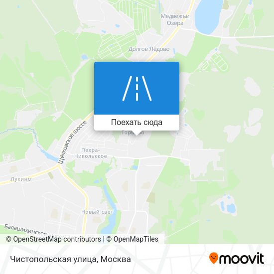 Карта Чистопольская улица