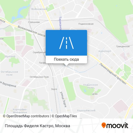 Карта Площадь Фиделя Кастро