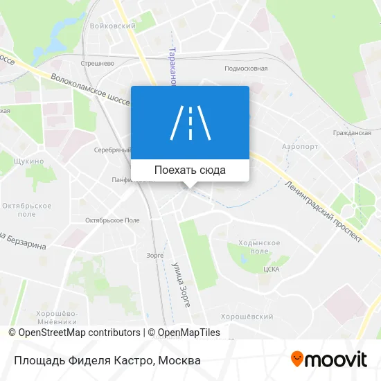 Карта Площадь Фиделя Кастро