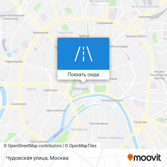 Карта Чудовская улица