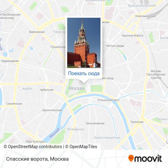 Карта Спасские ворота