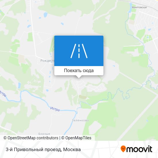 Карта 3-й Привольный проезд