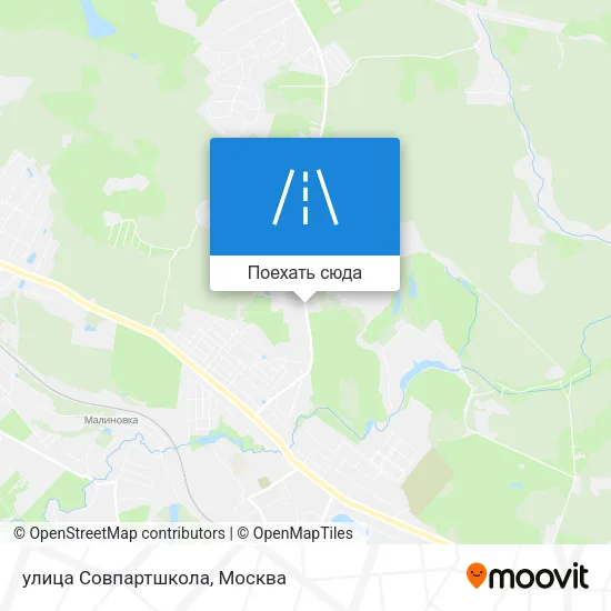 Карта улица Совпартшкола
