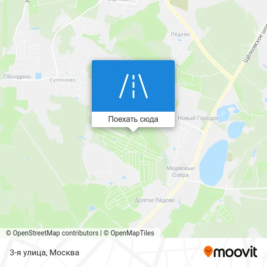 Карта 3-я улица