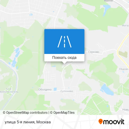 Карта улица 5-я линия