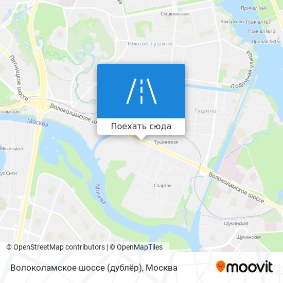 Карта Волоколамское шоссе (дублёр)