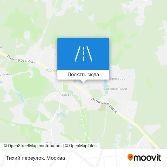 Карта Тихий переулок