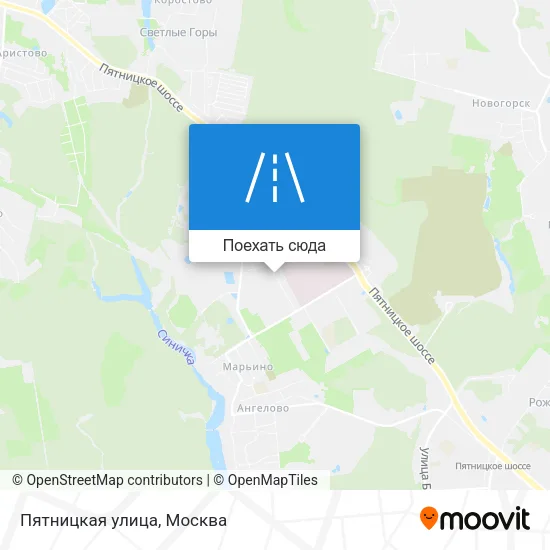 Карта Пятницкая улица