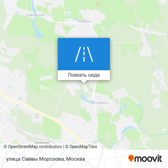 Карта улица Саввы Морозова