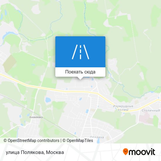 Карта улица Полякова