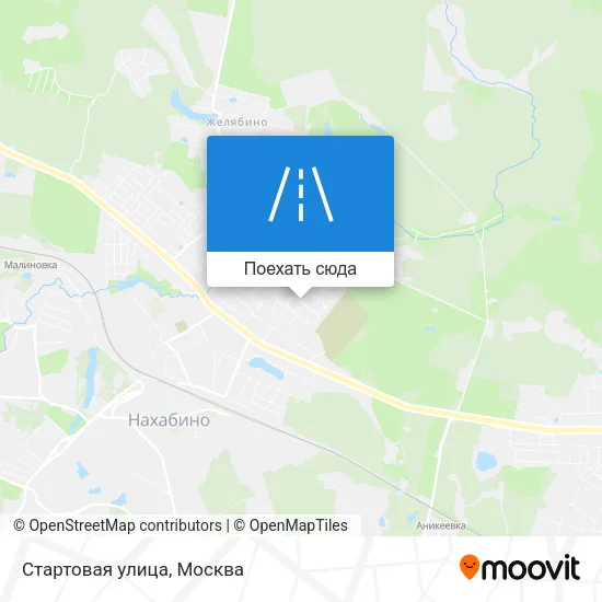 Карта Стартовая улица