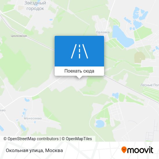 Карта Окольная улица